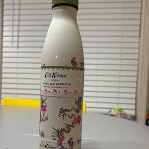 Cath Kidston White and Pink Floral Water Bottle